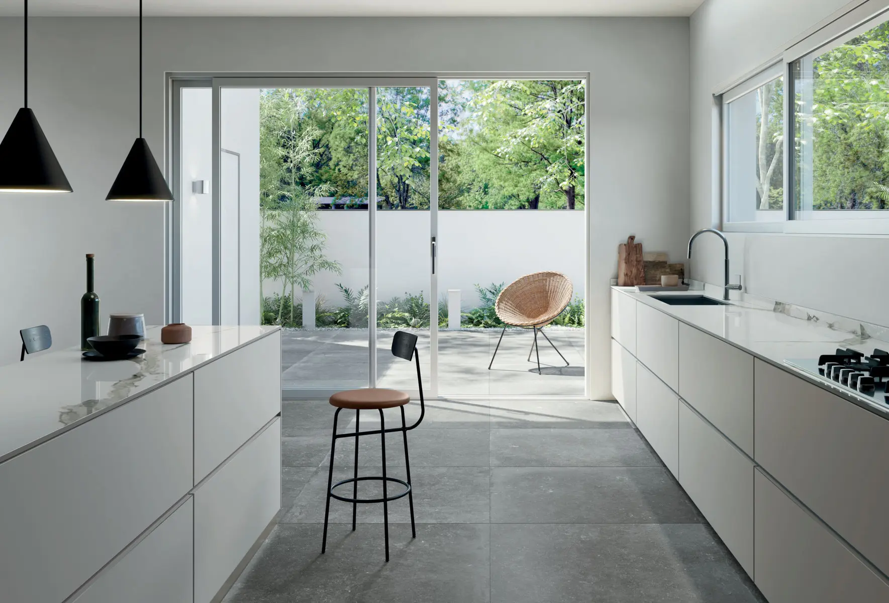 Natuursteenlook - Vloertegel - Antraciet - 60x60cm - Mat - F25NSGR - Image 3