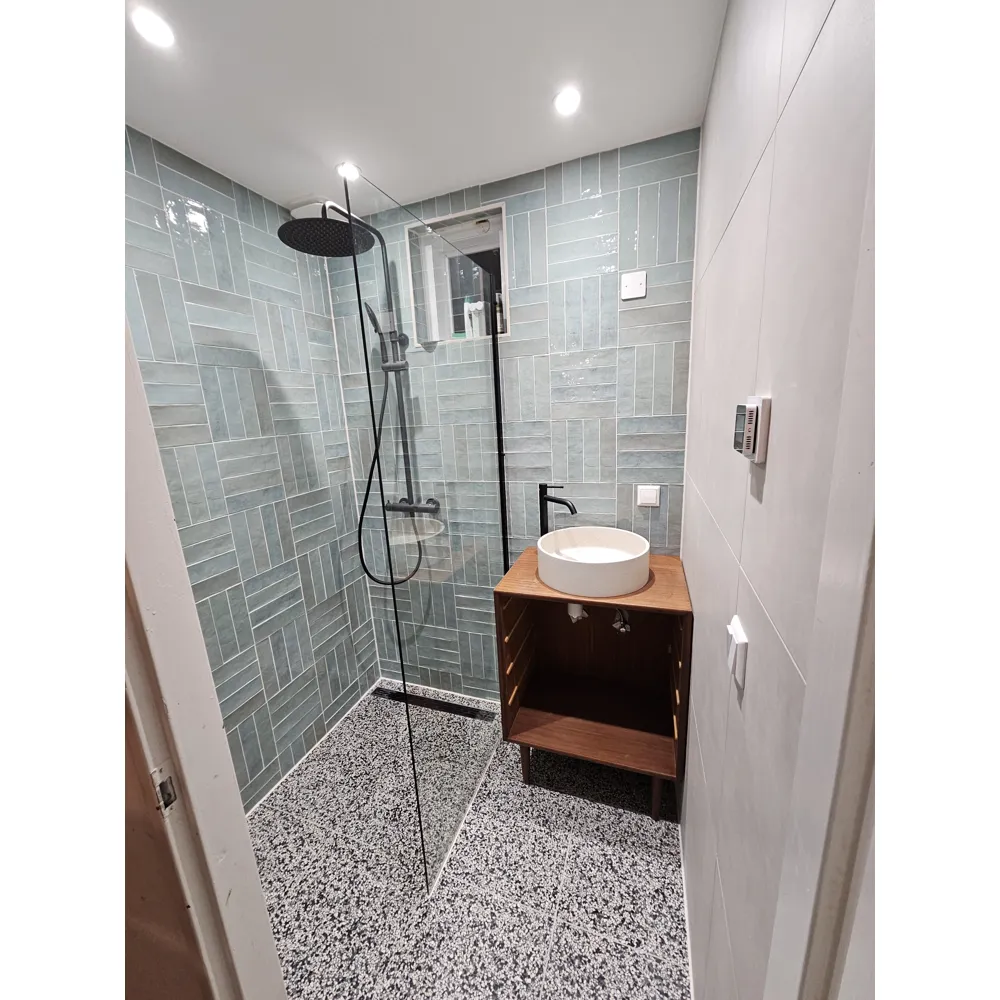 Wandtegel - Groen - 6,2x25cm - Glans - R87ATVD - Image 4